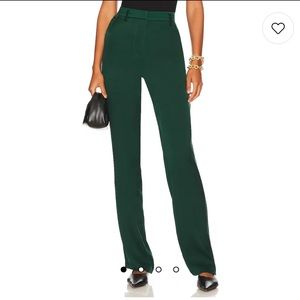 Anine Bing Classic Pant- Emerald